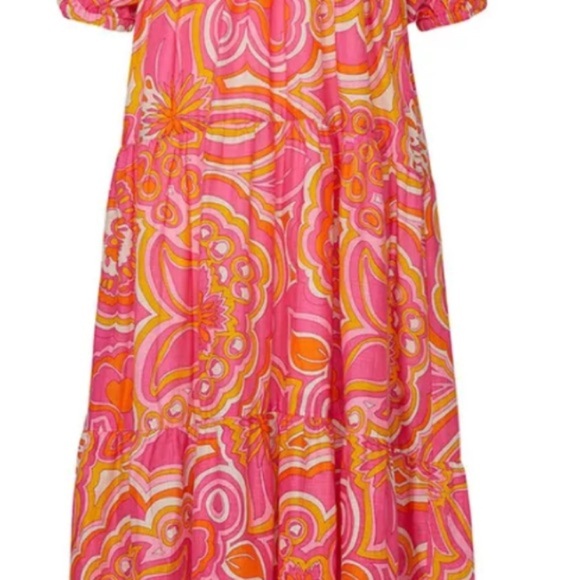 Trina Turk 25th Anniversary Acros Iris Maxi Dress - Size Small - Psyched… - Picture 8 of 16